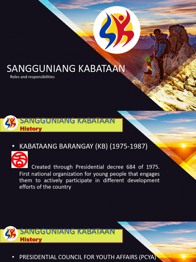 Sangguniang Kabataan Overview and Reforms | PDF | Government | Social ...