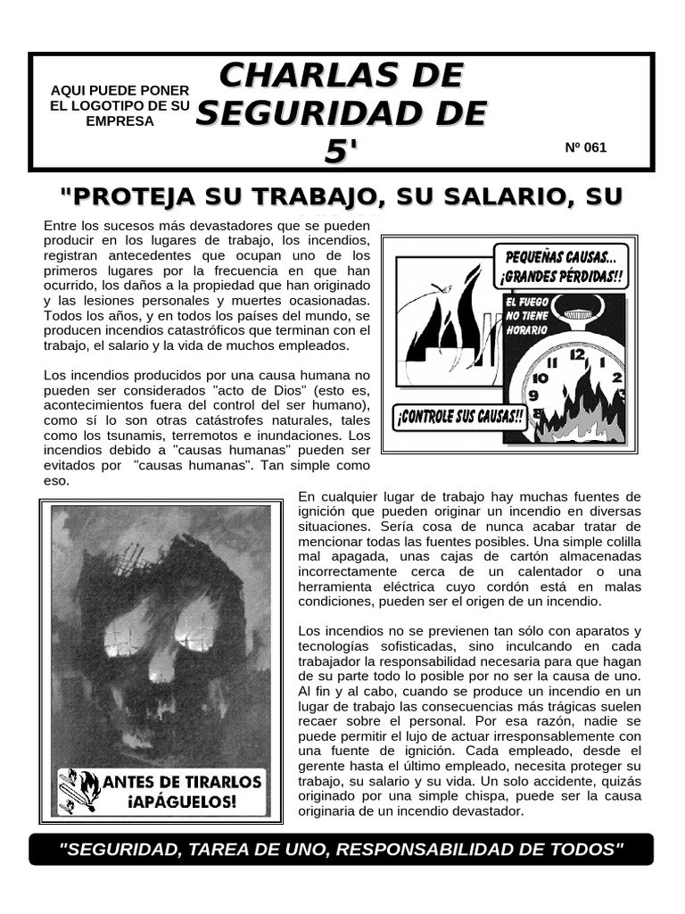 061-Proteja Su Trabajo Su Vida | PDF