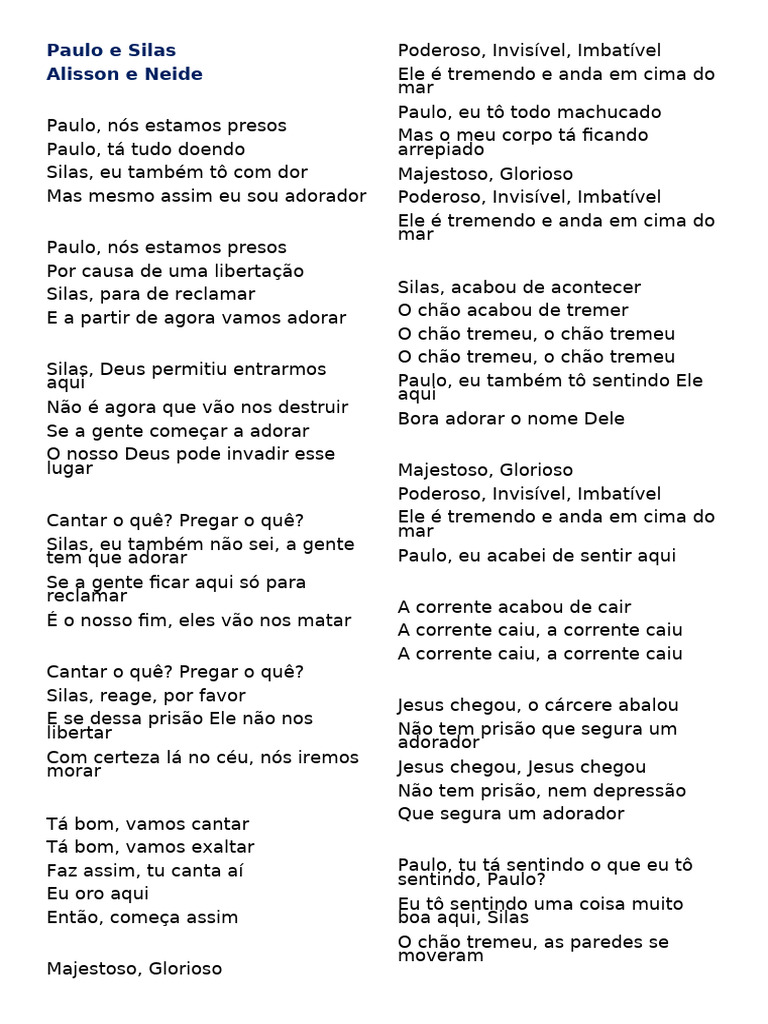 Paulo e Silas | PDF
