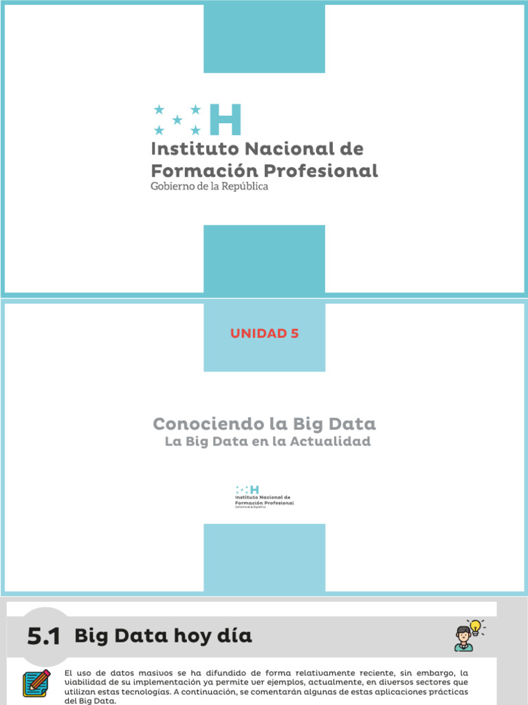 Unidad 5 - La Big Data en La Actualidad | PDF