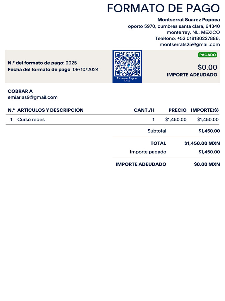 Invoice - 0025 | PDF