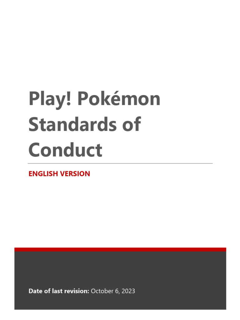 Conduct | PDF