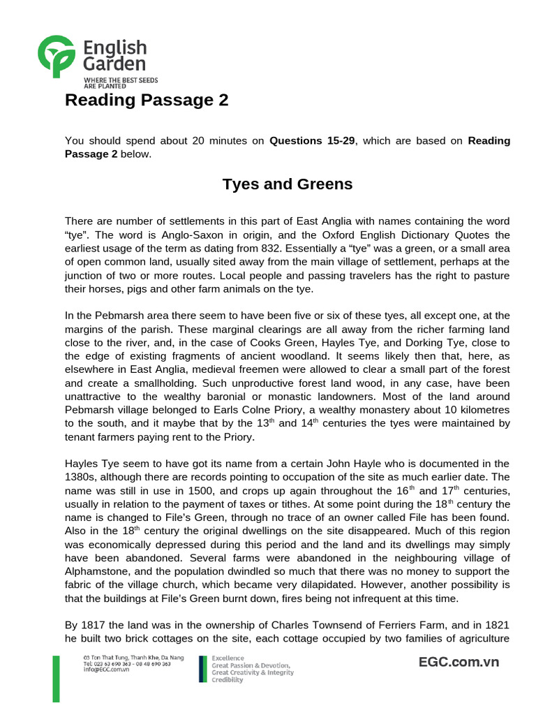 Ielts Reading Tests Test 2 Passage 2 | PDF