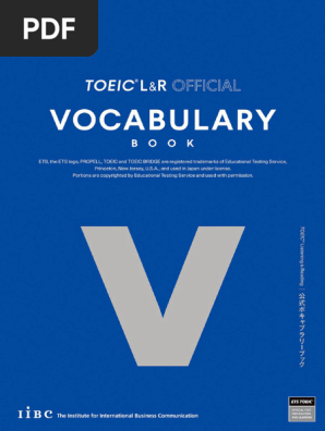 TOEIC Listening & Reading 公式ボキャブラリーブック | PDF