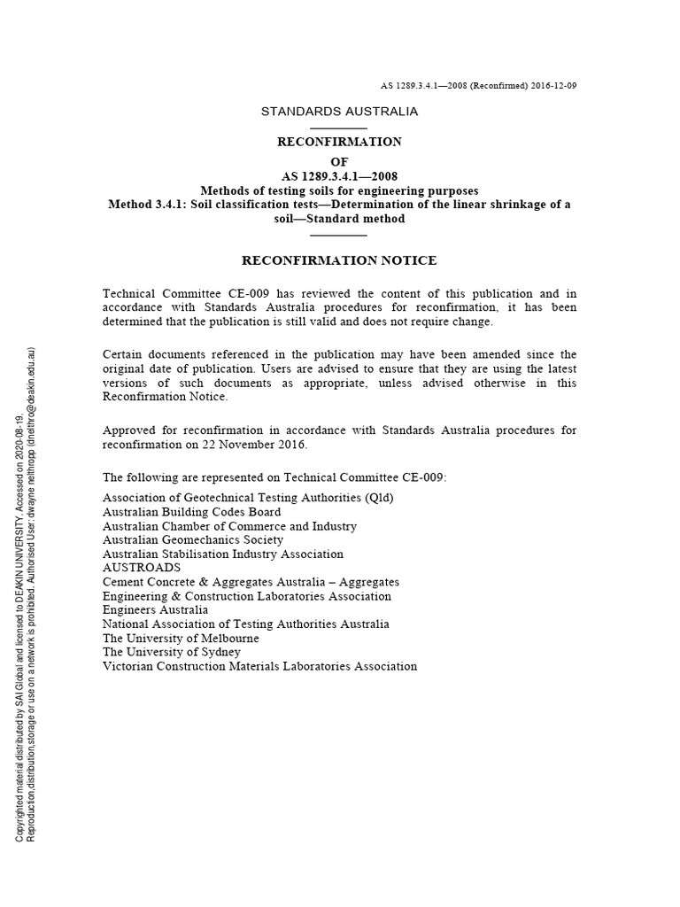 As1289 3 4 1 | PDF