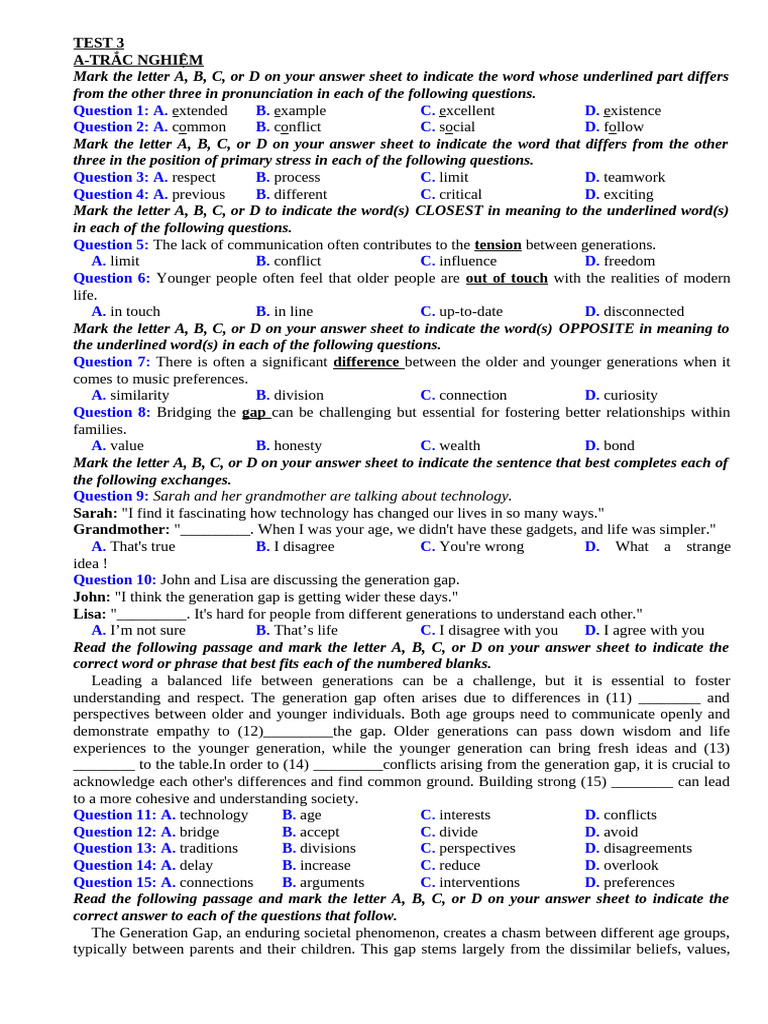 Unit 2.3 HS GB11 | PDF