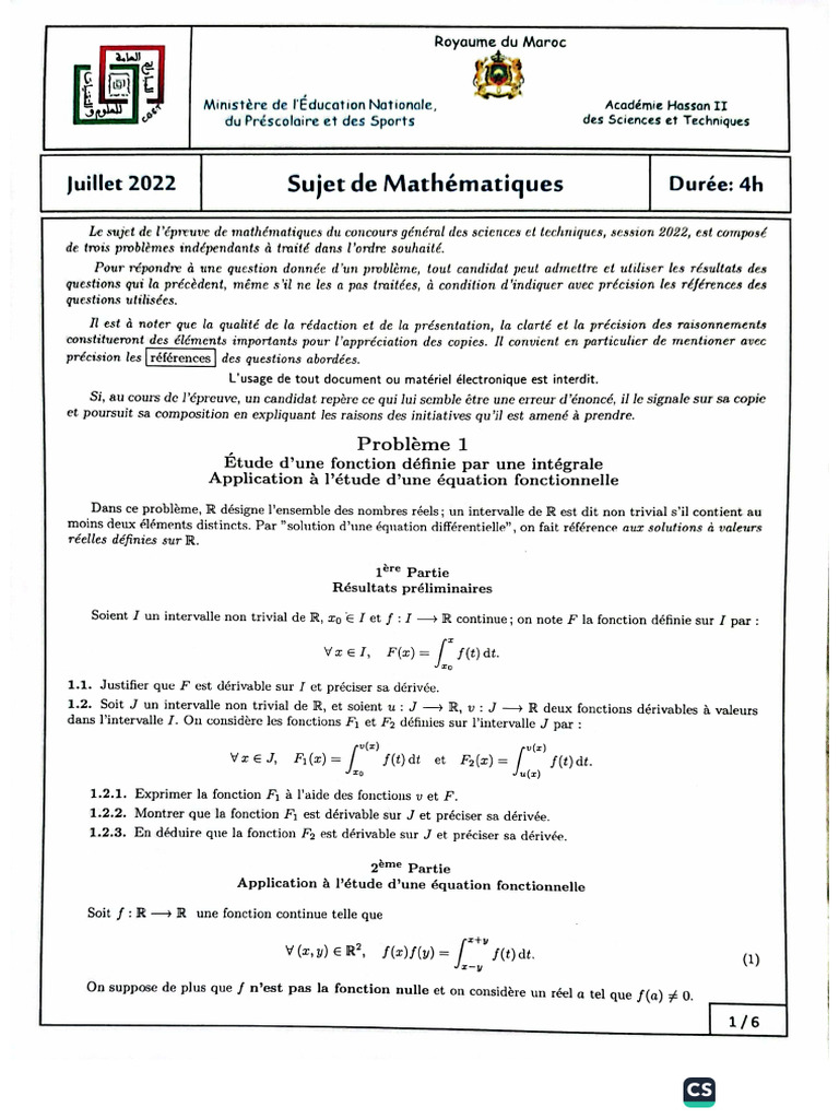 CGST Maths 2022 | PDF