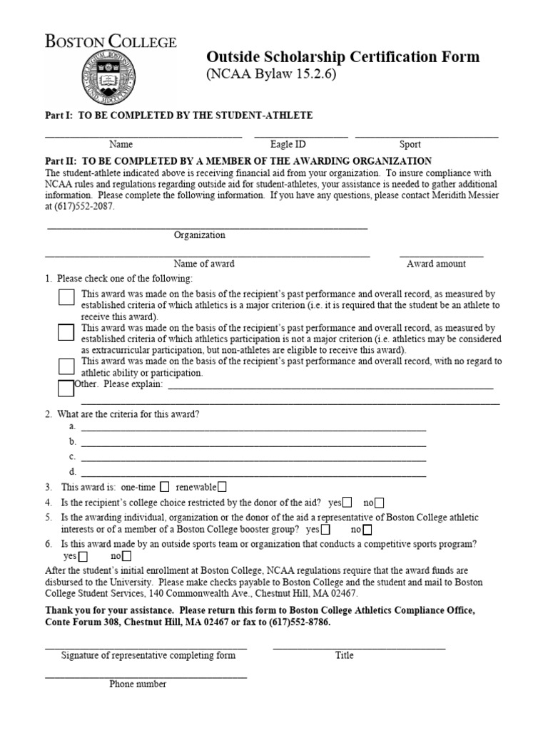Outside Aid Agency Form | PDF