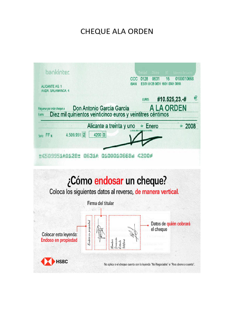 Cheque Ala Ordenpppp | PDF