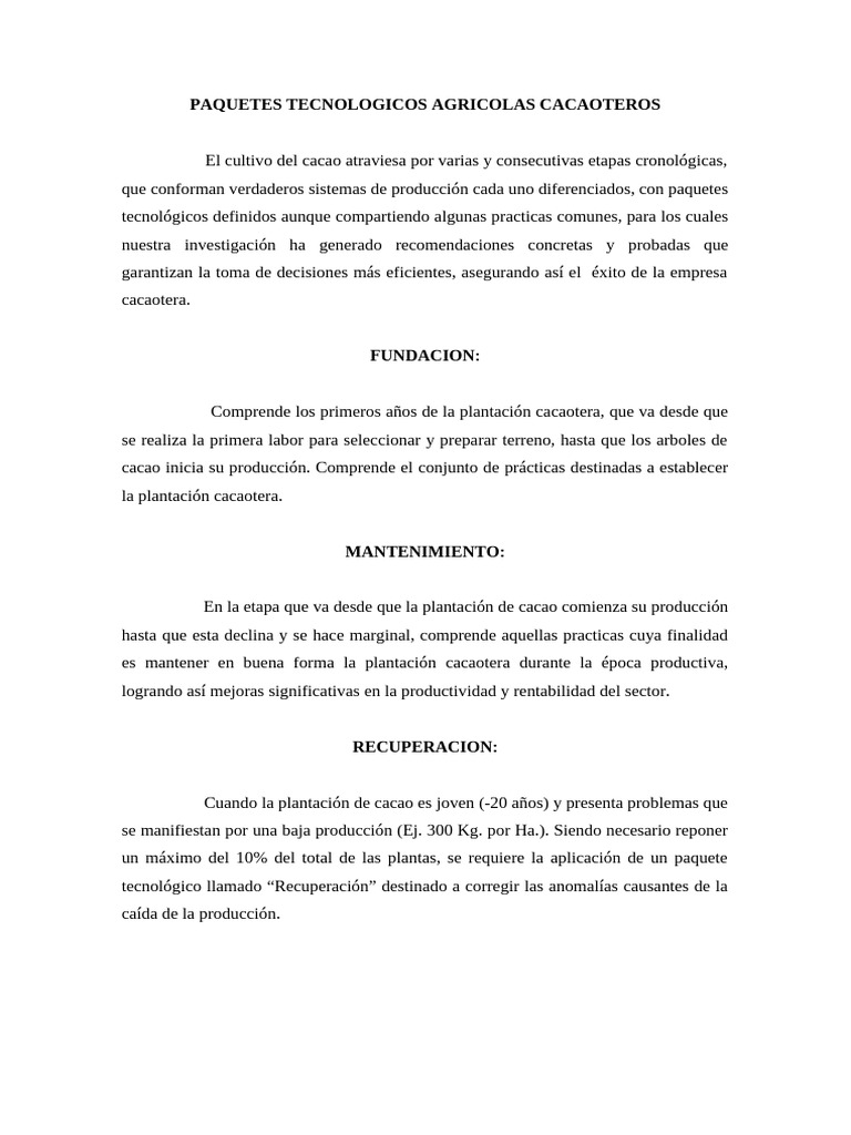 Cacao Pdf