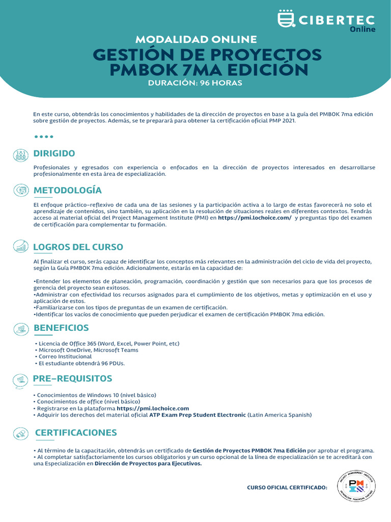 Proyectos. PMBOK | PDF | Planificación | Gestión de proyectos