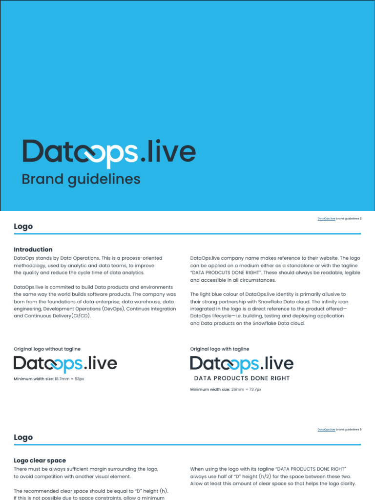 DataOpsLive Brand Guidelines | PDF