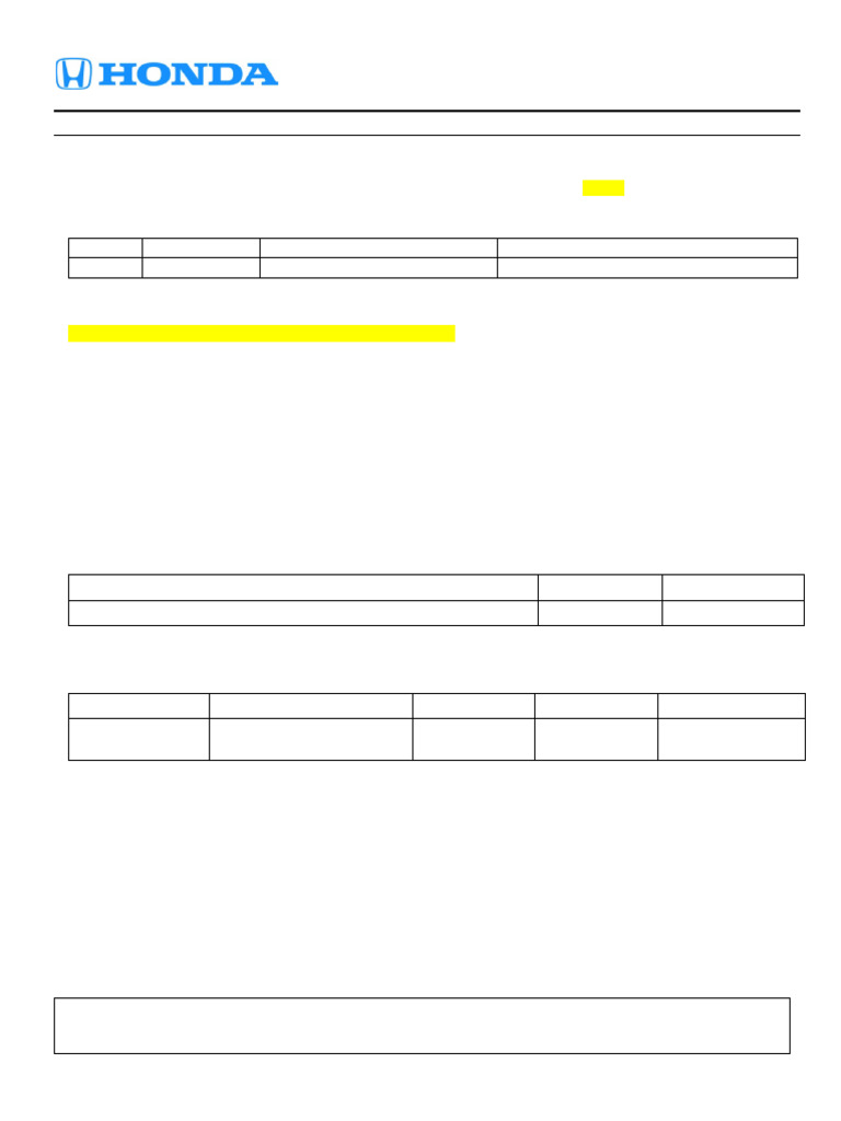 Service Bulletin HONDA ODYSSEY Tailgate PDF