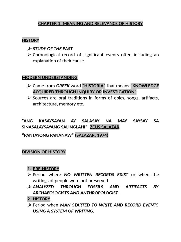 History Reviewer | PDF