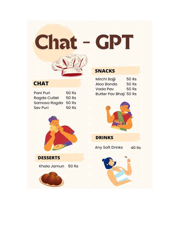 chatgpt menu | PDF