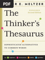 The Thinker's Thesaurus - Sophisticated Alternatives To Common ...