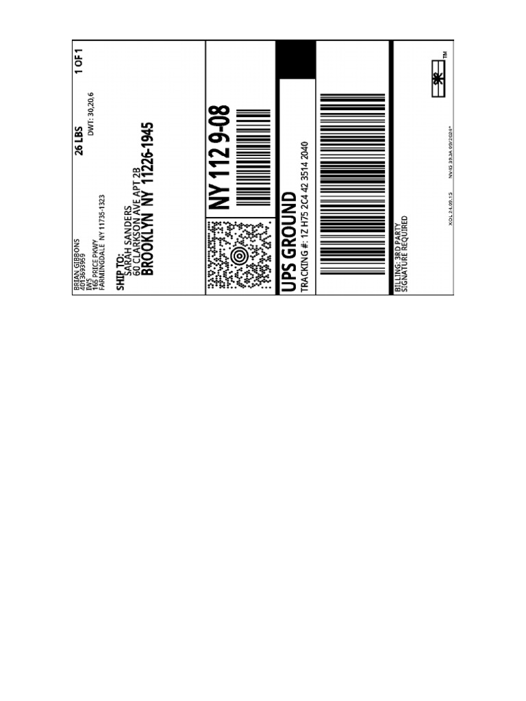 Label For Hearth Shipment | PDF