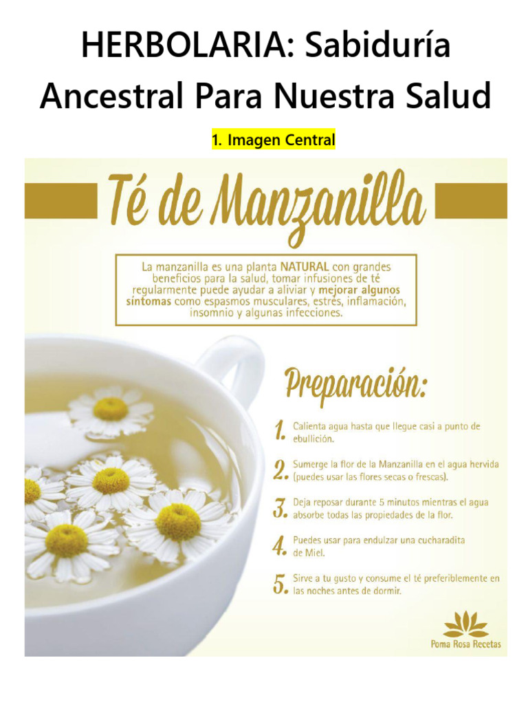 la cura de manzanilla que nadie te ha hablado pero necesita desesperadamente