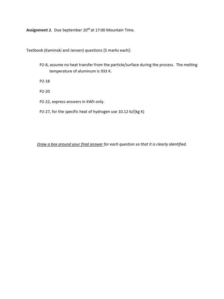 Assignment 2 Solutions | PDF