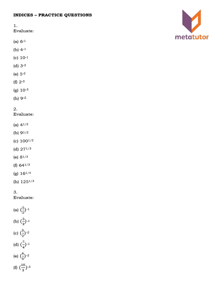 Indices | PDF