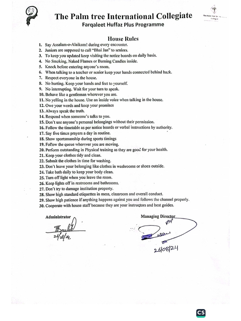 House Rules - 1 | PDF