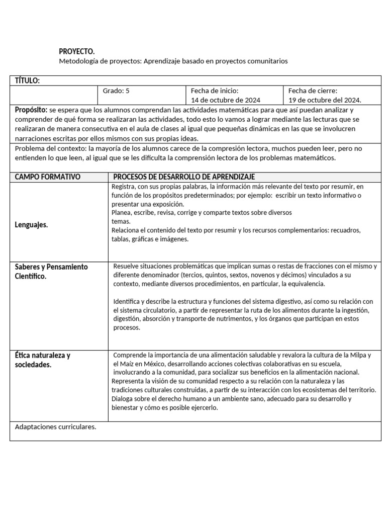 Proyecto Final | PDF