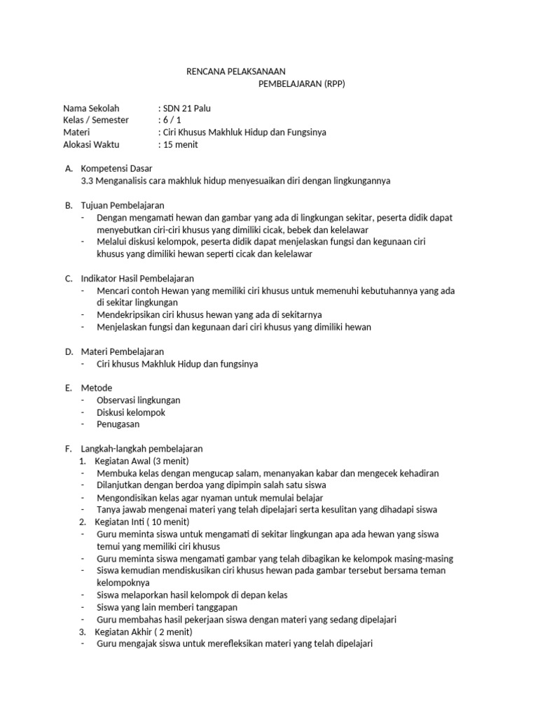 RPP CGP SDN 21 | PDF