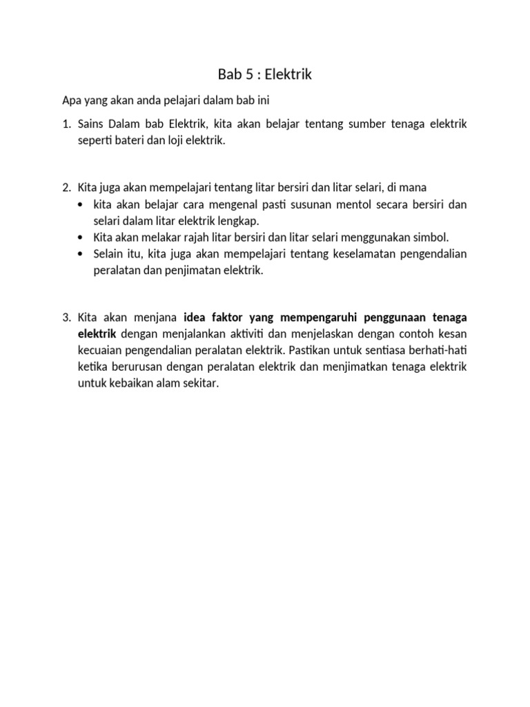Bab 5 | PDF