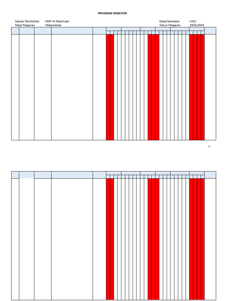 Program Semster | PDF
