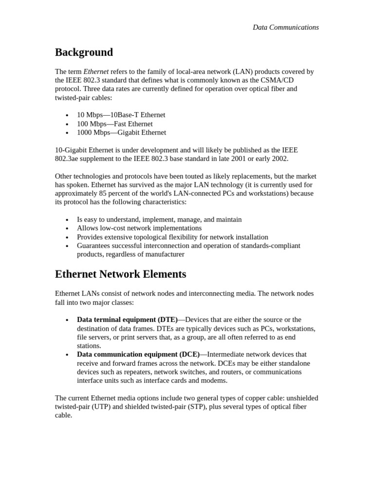 Ethernet | PDF