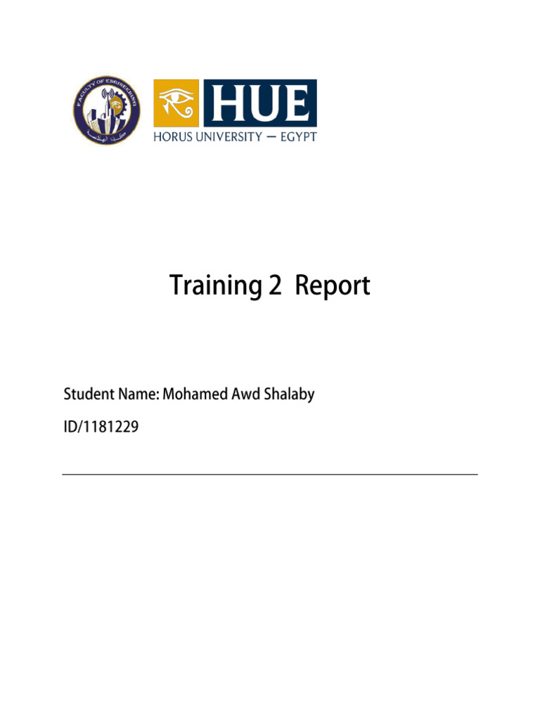 Training 2 Report | PDF