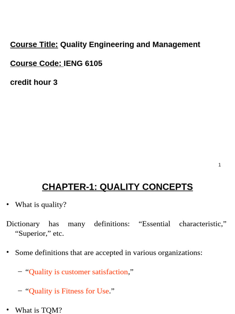 QM Session 1 | PDF