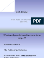 Sinful Israel