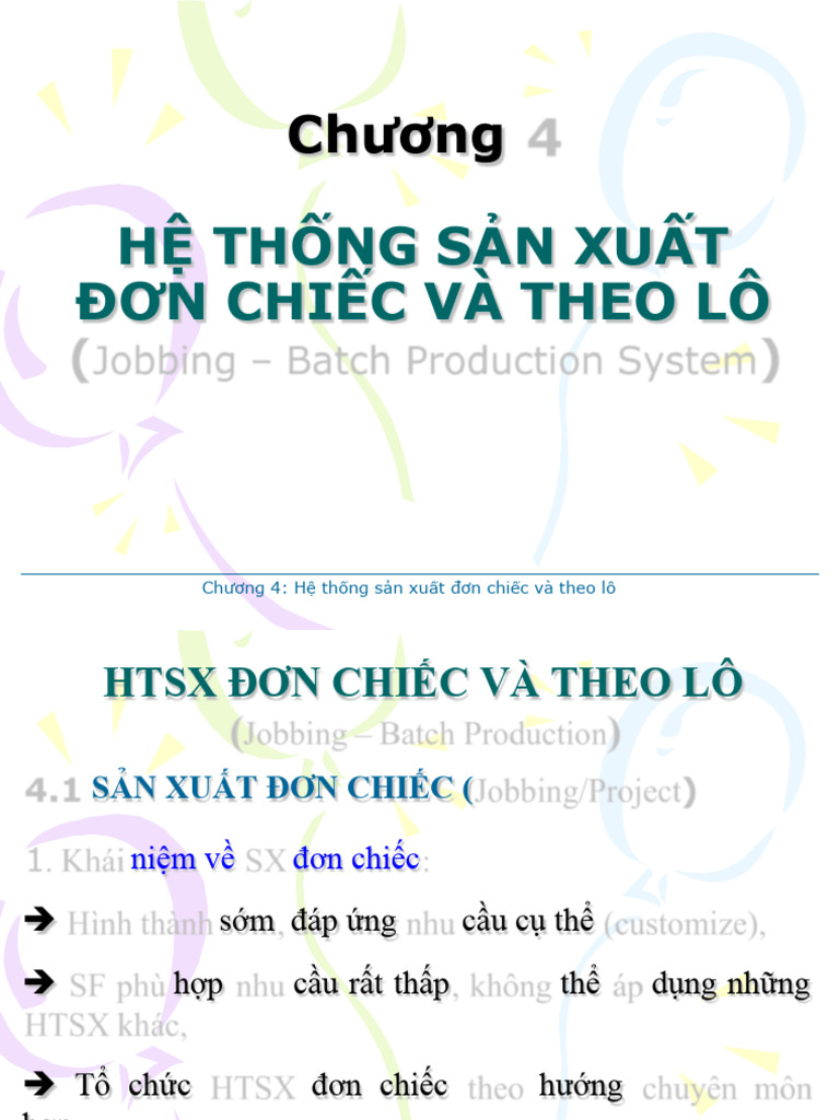 Chapter 4 Jobbing and Batch | PDF