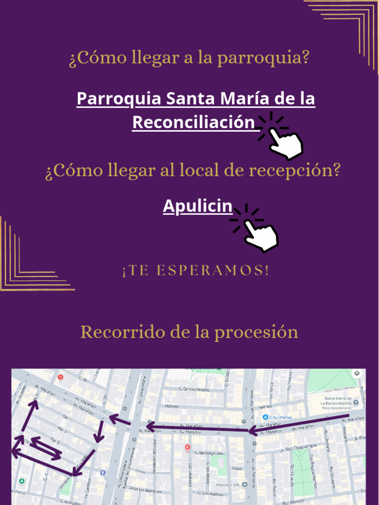 COMO LLEGAR HAPPENING visual data 6