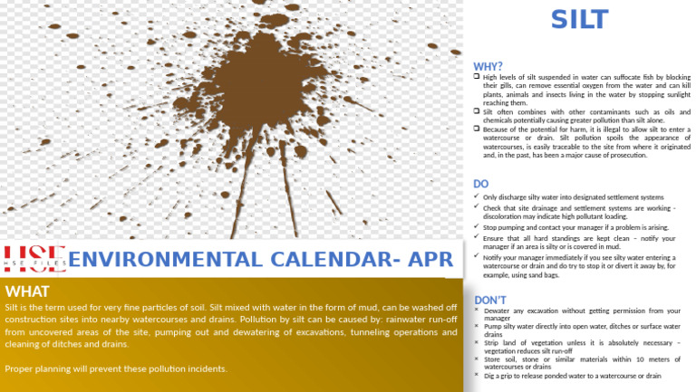 Construction Site Silt Management | PDF | Silt | Water