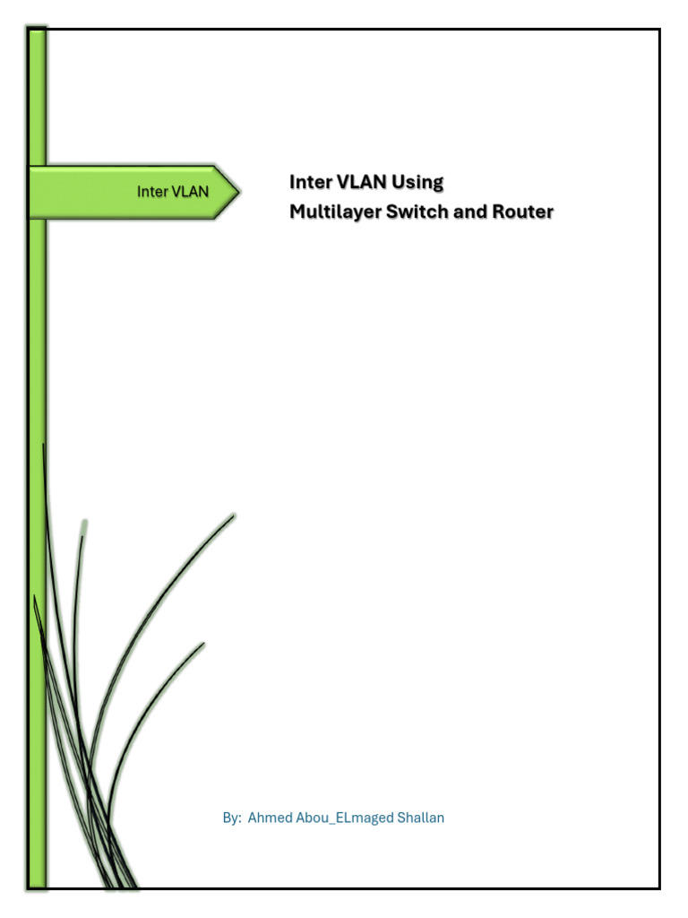 ter VLAN Routing using Router and L PDF