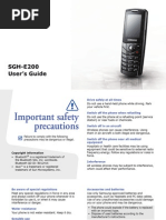 Samsung E200