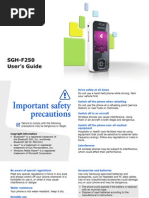 Download Samsung F250 by kor_m8 SN7801742 doc pdf