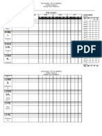 Nursing Student TPR Monitoring Sheet
