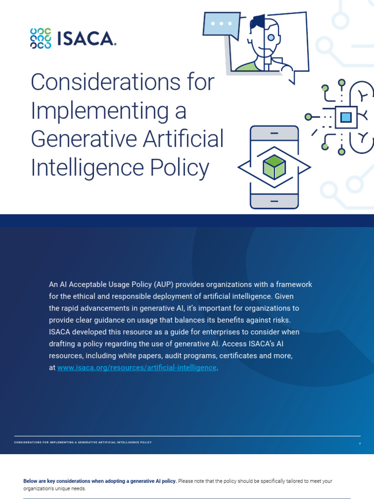 Generative AI Policy Implementation Guide | PDF | Artificial ...