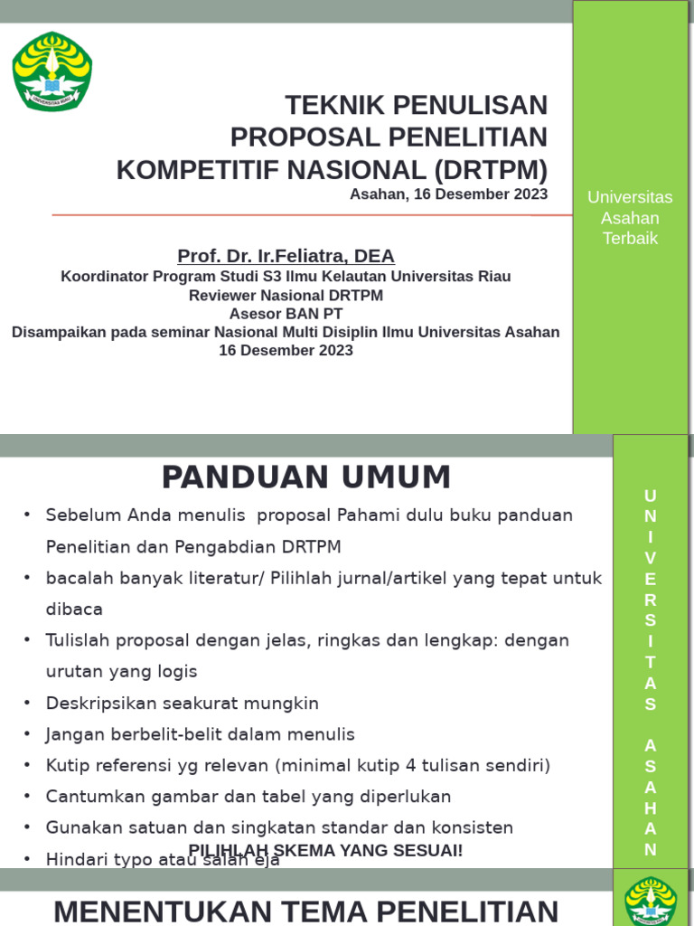 Teknik Penulisan Proposal | PDF