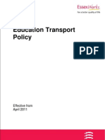 Education Transport Policy Feb 2011