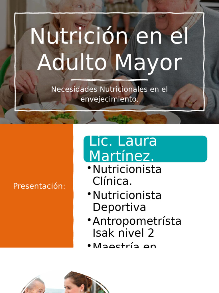 Nutrición Esencial para Adultos Mayores | PDF | Alimentos | Salud y ...