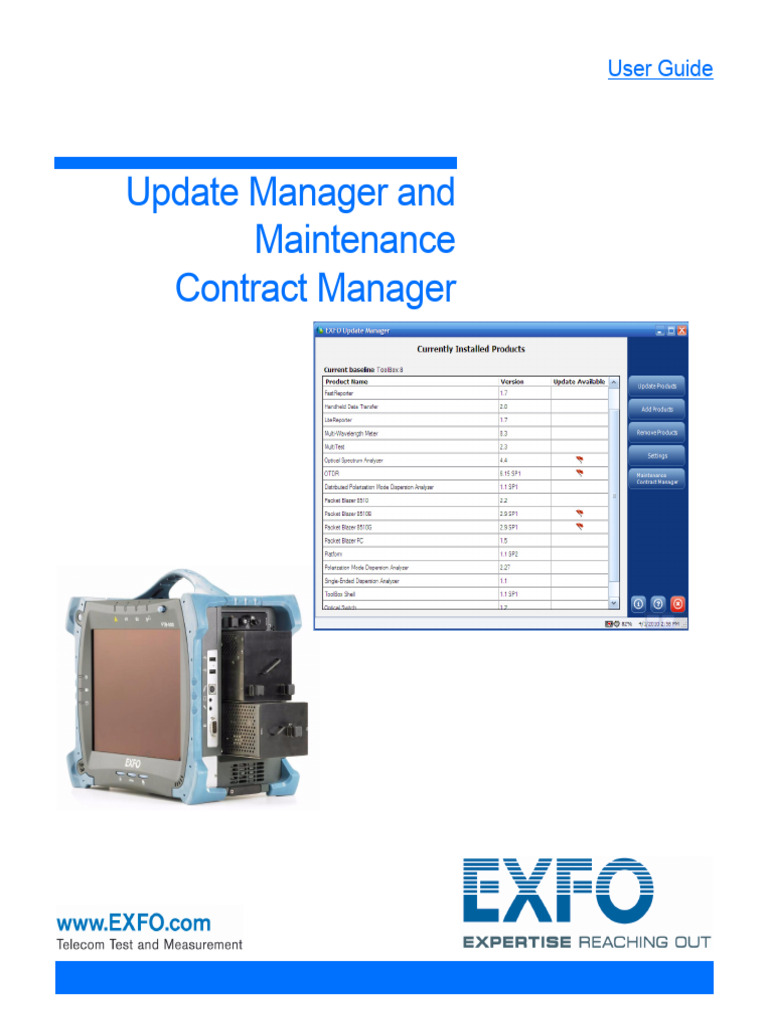 User Guide Update Manager (500) English | PDF