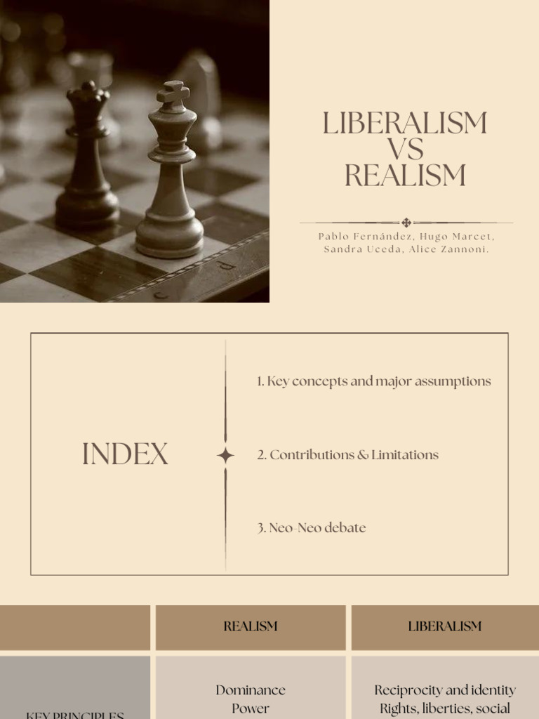 Realism Vs Liberalism Pdf
