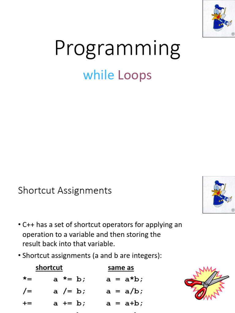 While C++ | PDF | Integer (Computer Science) | Teaching Methods & Materials