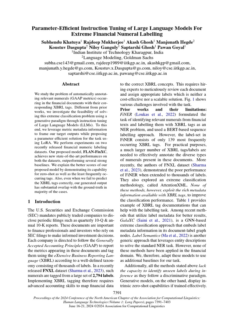 Parameter-Efficient Instruction Tuning of Large Language Models For ...
