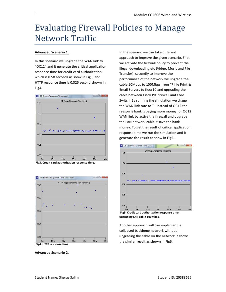 Evaluating Firewall Policies To Manage Network Traffic | PDF ...