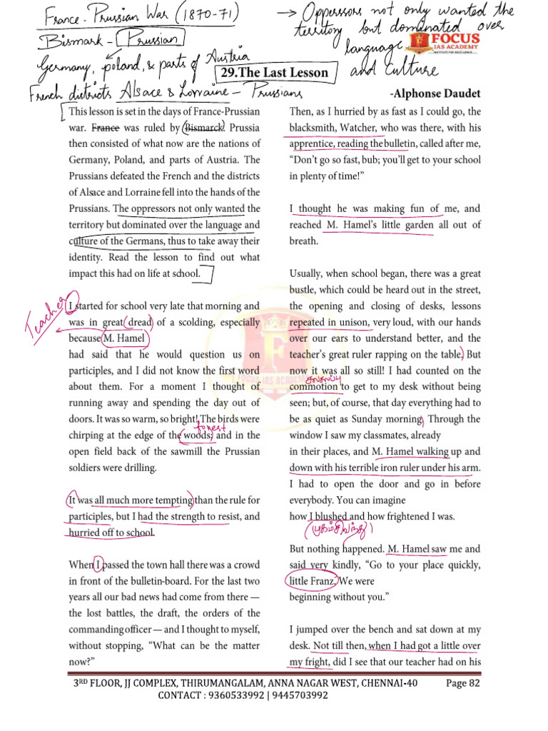29.the Last Lesson | PDF